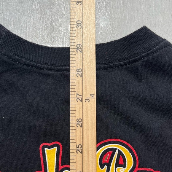 Men's Indian Joe Brewing T-Shirt Black Spell-Out NO SIZE Craft Beer San Diego CA - Picture 12 of 12